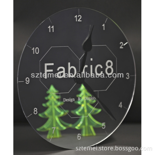 customized acrylic clock